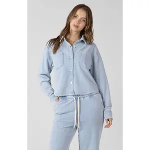 Cropped Knit Overshirt (Dex)