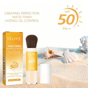 Setting Powder SPF50 PA++ Titanium Sunscreen Powder – Large Brush Head: Provides sun protection and oil control, delivering a natural, lightweight, and breathable finish. Water- and sweat-resistant, suitable for daily sun protection on the face and scalp.