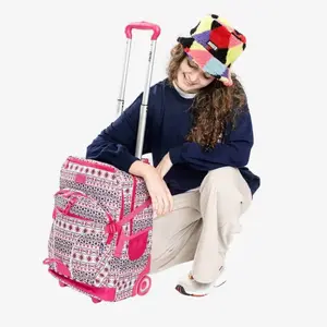 Lunar Multi-Purpose Laptop Rolling Backpack (19.5 Inch) in Skandi Pink