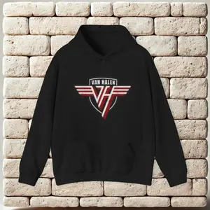 [Sale Up To 50%] Van Halen Logo Unisex Hoodie, Streetwear Unisex Sweatshirt, Design & Printed In The USA
