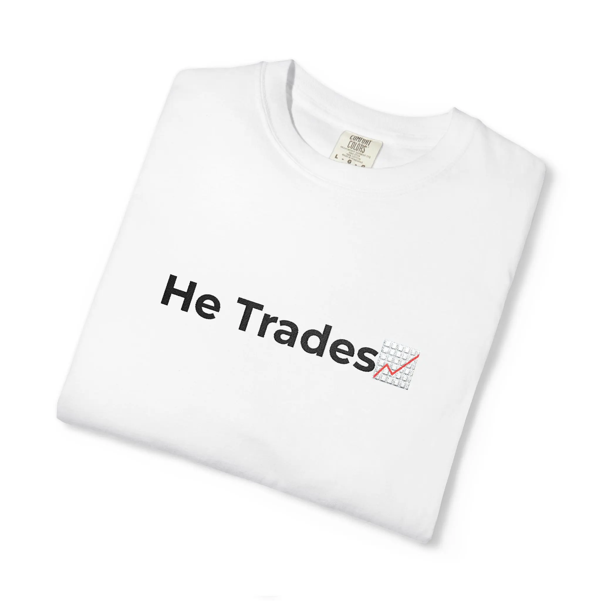 Men's Casual Shortsleeve Cotton T-Shirt - He Trades TP Smacked Top, Relaxed-Loose Menswear with Comfortable Fit, Relaxed Fit, Round Neck