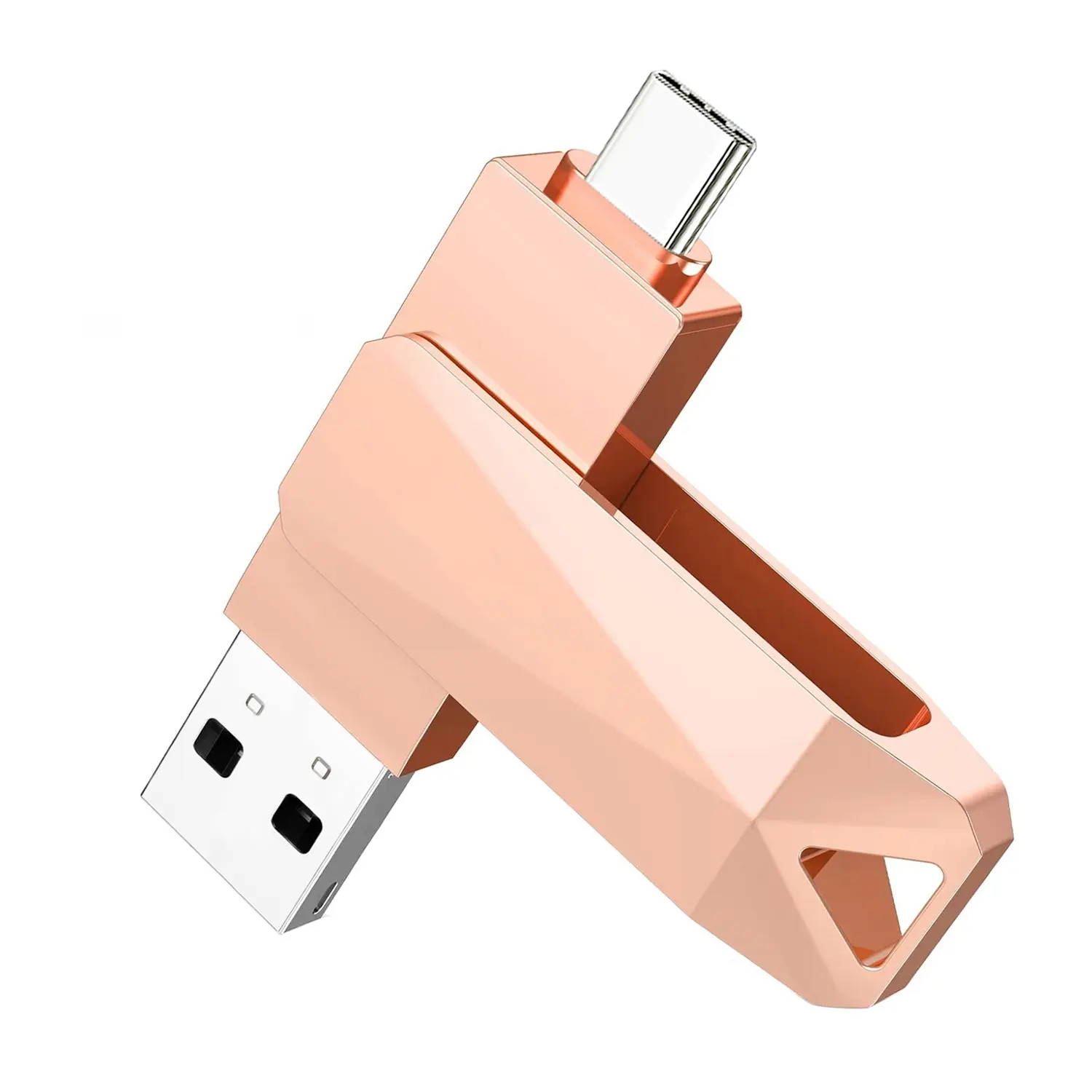 USB Flash Drive 1tb, USB C Memory Stick High-Speed Thumb Drive Type C Pendrive for Phone Photo Stick, Flash Drive For Android Phones, Compatible with iPhone 15/16 Pad Android USB C PC, Silver  External Storage 1T
