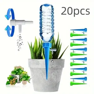 Automatic Flower Watering System - Precise Drip Irrigation for Potted Plants, Adjustable Valves for Succulents & Flowers, Weather-Resistant Garden Tools, Indoor & Outdoor Watering Solution, Automatic Watering Devices