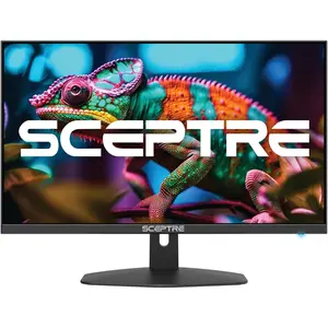 Sceptre New 27-Inch Gaming Monitor 100Hz 1Ms Displayport HDMI X2 100% Srgb AMD Freesync Build-In Speakers, Eye Care Frameless Machine Black 2024 (E275W-FW100T) e-Sceptre
