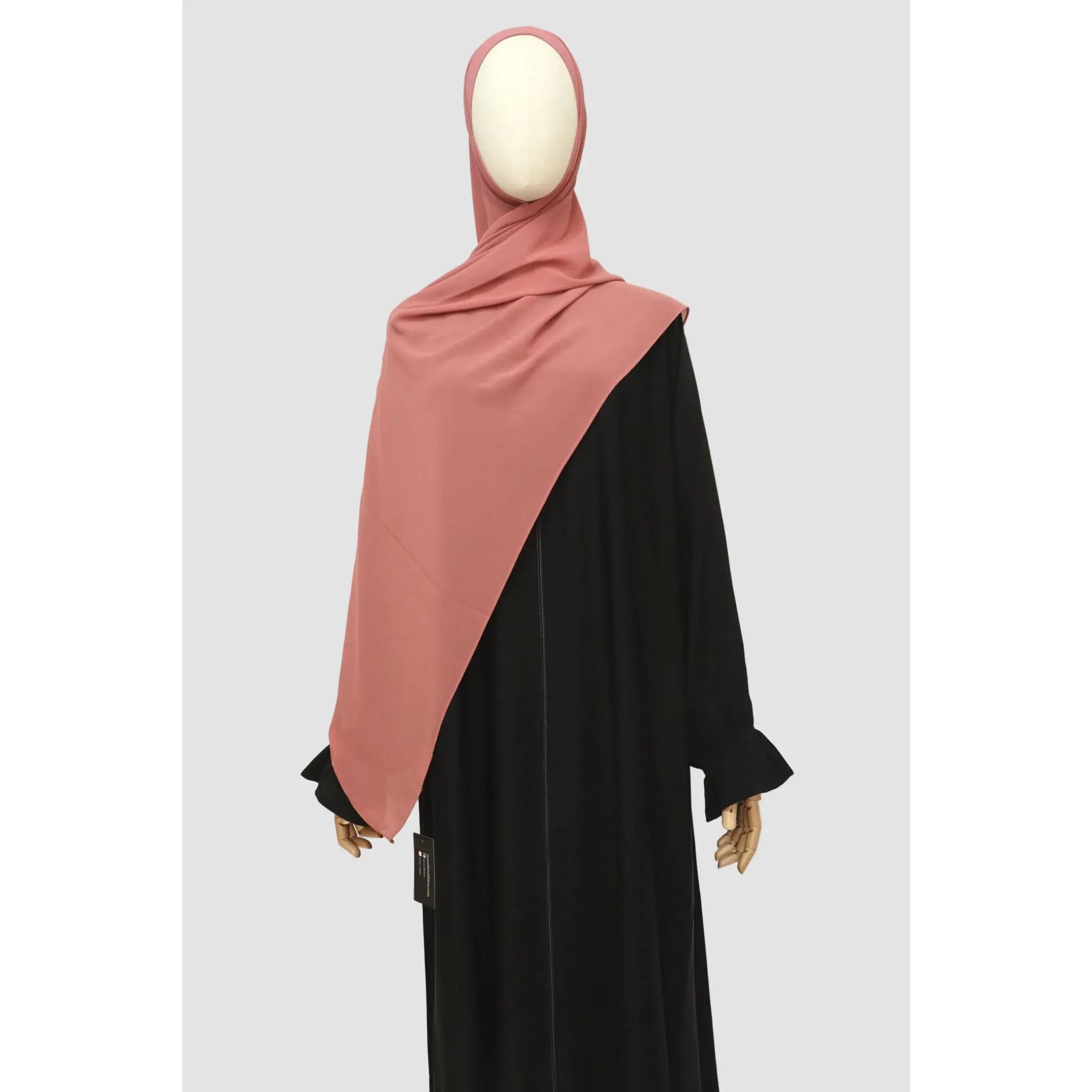 Premium Chiffon Hijab Standard Size - Dusty Rose