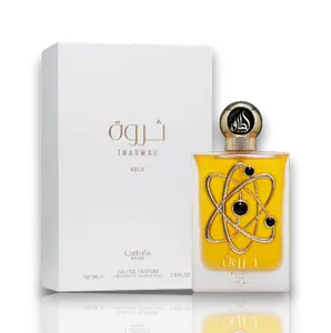 Lattafa Pride Tharwah Gold Eau De Parfum - 100 ML Unisex Floral Fresh Blend Alcohol Base Perfume for Sale, Everyday Wear with Lavender, Bergamot & Orange Blossom