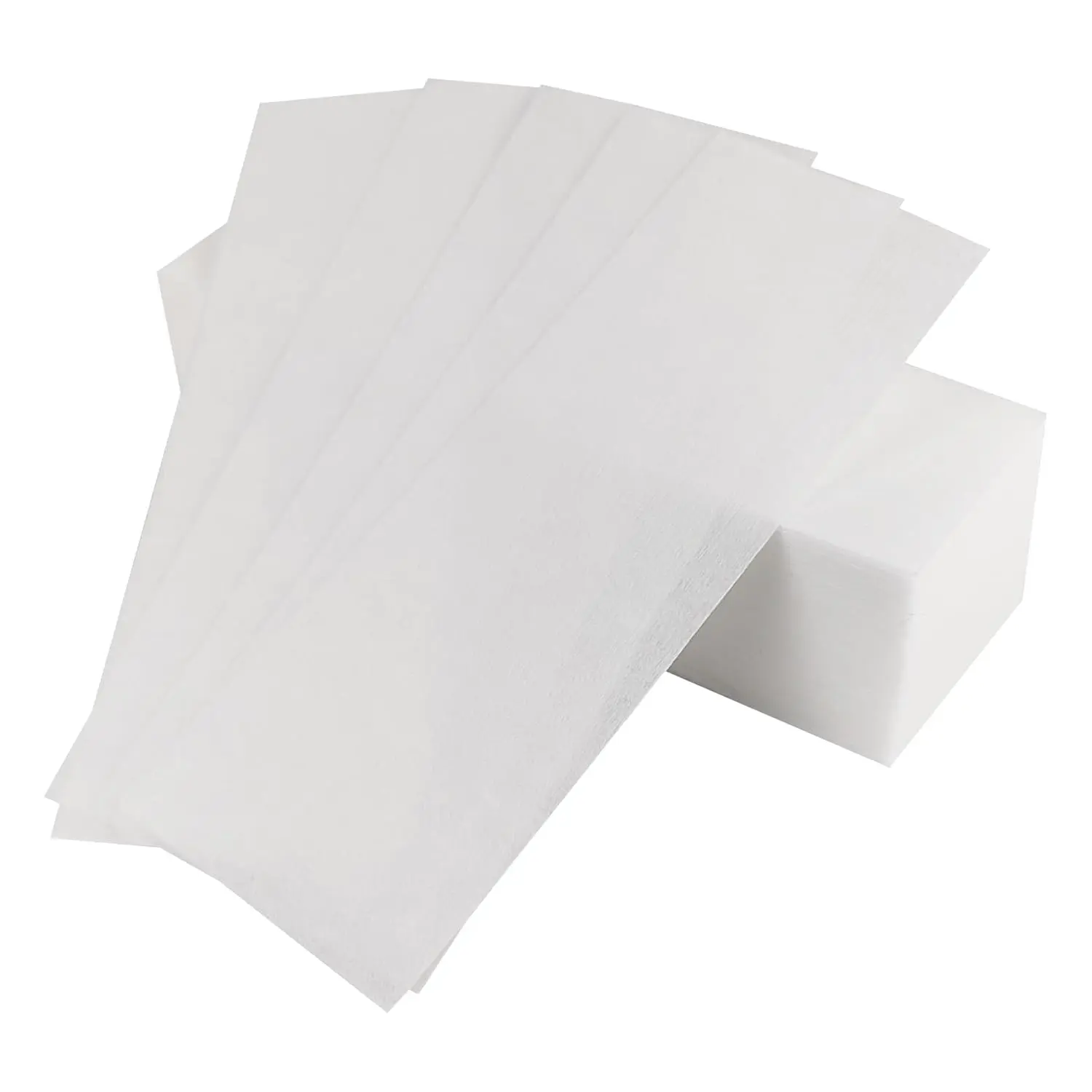 50-Pack Non-Woven Waxing Strips for Smooth, Gentle Hair Removal - Formaldehyde-Free Body Care for All Skin Types Including Oily & Sensitive, For Face & Body - 7cm x 20cm, Multi-Pack, Non-Woven Fabric
