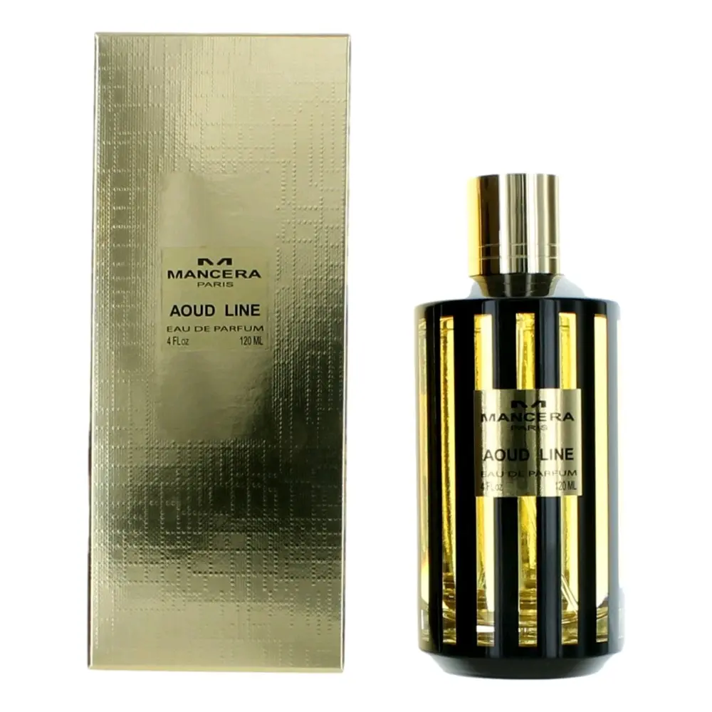 Mancera Aoud Line Unisex Eau de Parfum, Intense Woody Fragrance with Rose, Vanilla, and Leaves of Patchouli, 4 fl oz Spray, Spray Bottle, Laos, Edp, Amber And Raspberry