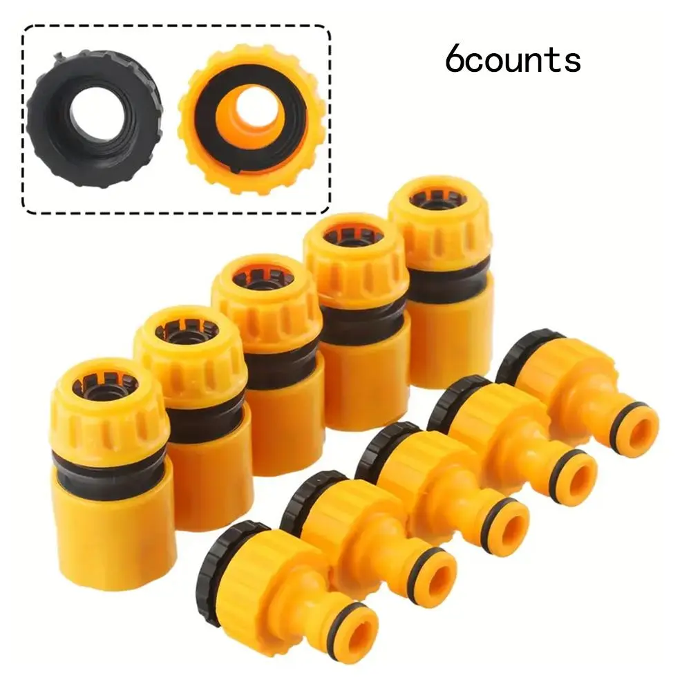 Universal Hose Quick Connector Set, Including Of 3/4" & 1/2" Hose Connectors & Threaded Faucet Adapters, Gardening Tool Accessories, Water Hose, Garden Hose Fittings