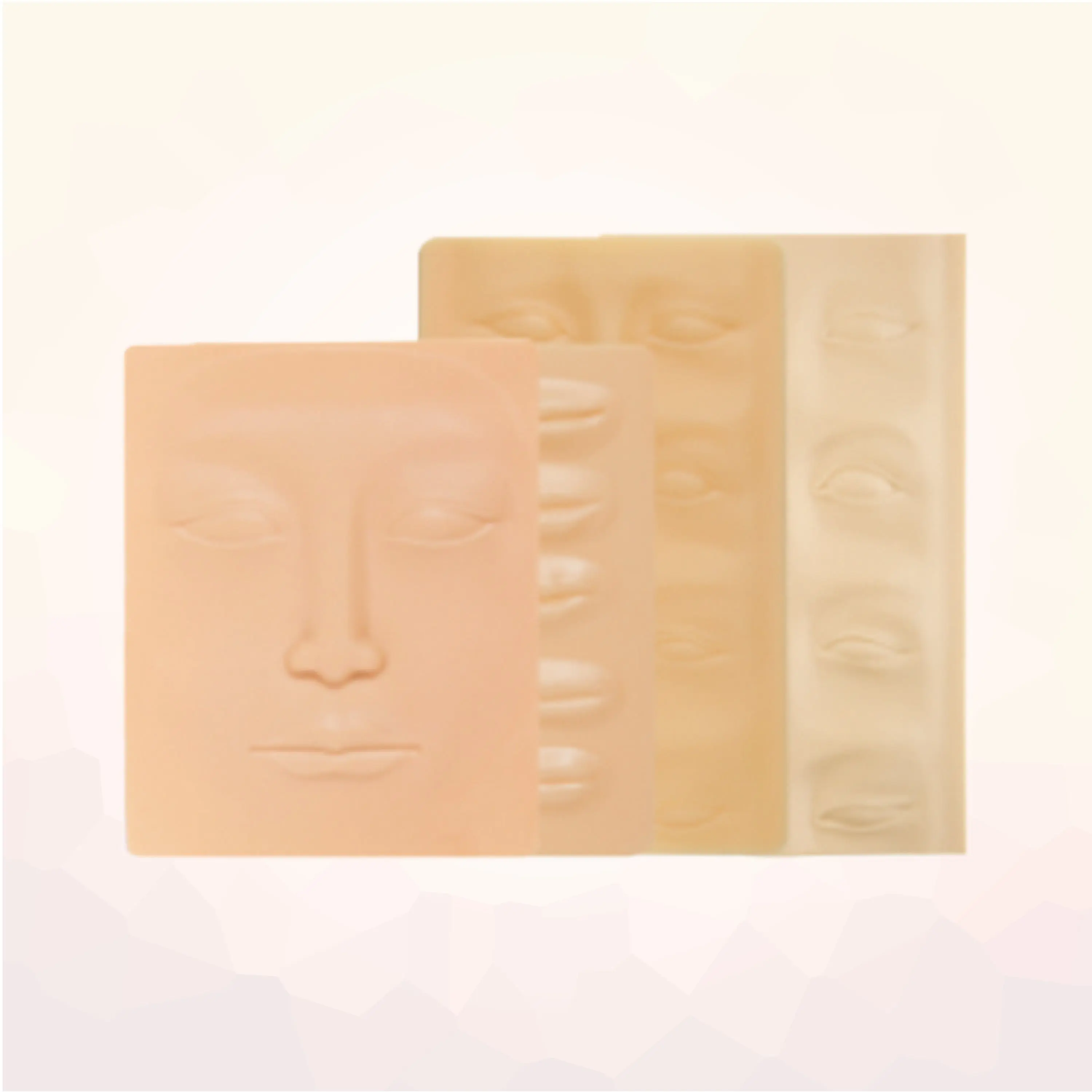 3D Fake Skin Practice Sheets for Microblading, PMU, Tattoos