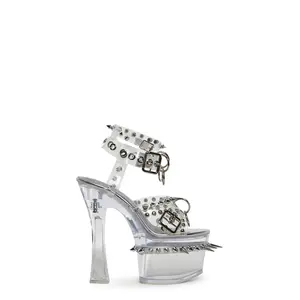 Romantic Misfit Platform Heels - Silver