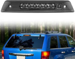 Nilight Third Brake Light Tail High Mount 3rd Stop Lights Smoked Lens Compatible with Jeep Grand Cherokee 2005 2006 2007 2008 2009 2010 Van SUV Rear Center Cab Lamp, Brighter, Pc Lens,summervibes Vehicle Led Backlights