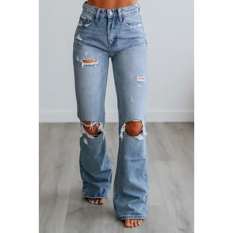 Thea Flying Monkey Jeans - Medium Wash