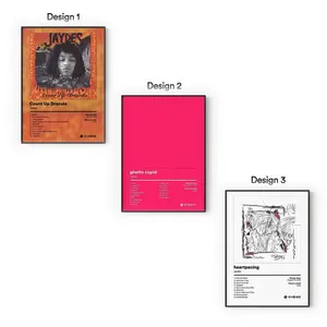 [Sale Up To 40%] [Unframe] jaydes Album Posters, Underground Trap Rap Wall Art, Dark Aesthetic Music Decor, Modern Album Cover Artwork, Gift for Fans