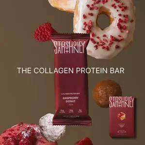 Stars + Honey | The Protein Bar – Raspberry Donut | 3 Types of Protein | All-Natural Ingredients | Gluten Free, Dairy Free, Soy Free, No Seed Oils, No Sugar Alcohols