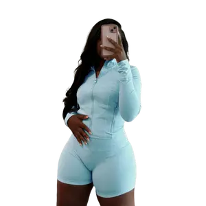 Women's 2-Piece Streetwear Tracksuit Set - Colorblock Print Tee & Shorts Outfit for Club & Casual Wear - Spring Sportswear Workout Set in Sporty Style