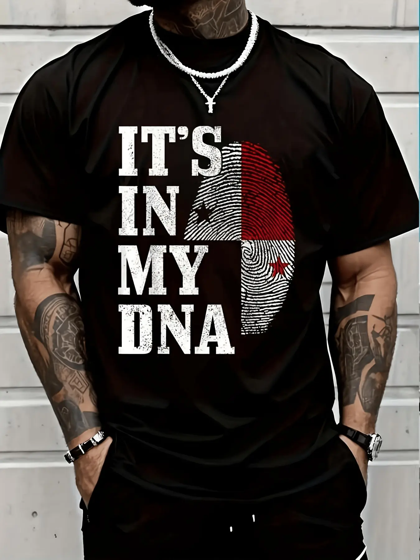 Panama It's In My DNA Panamanian Flag Pride Roots T Shirt Casual Short Sleeve Shirt Women's Men Graphic TeeHappy Mother Day Shirt for Mom Best Mom Ever Graphic Tee Gift