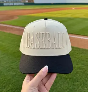 3D Embroidered Baseball Hat Base Ball Two Tone Cap Custom Thread Color Gif For Baseball Lover