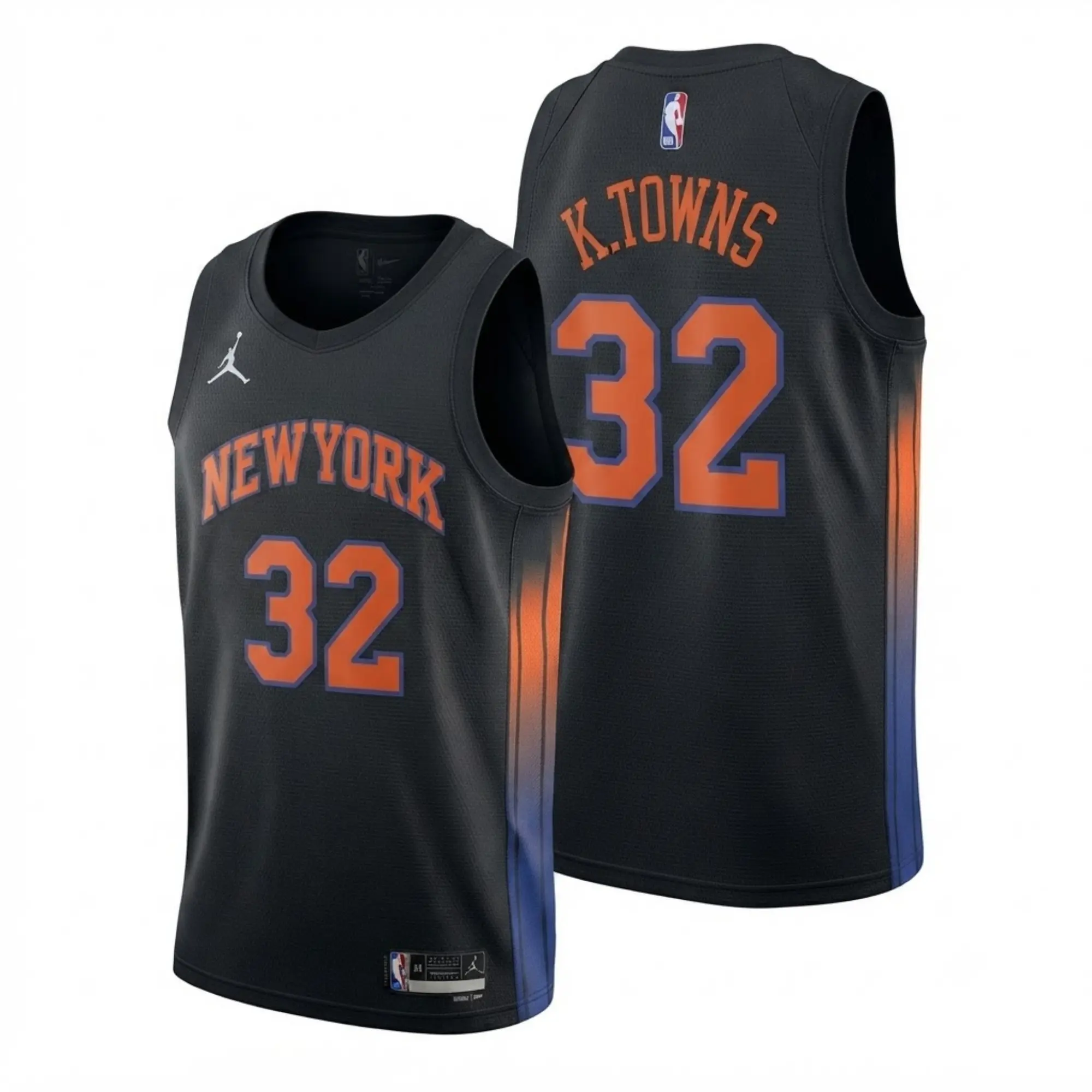 Karl-Anthony Towns #32 New York Knicks Statement Edition Swingman Basketball Jersey 2026-27 Season Full Logo