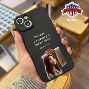 Phone case for iPhone 17 Pro Max 16 Plus 15 14 13 12 11 Air E Christian Motivational Quotes Pattern Anti-Scratch Shockproof TPU Bumper Drop-proof Smartphone Cover Gift For Girls and Women