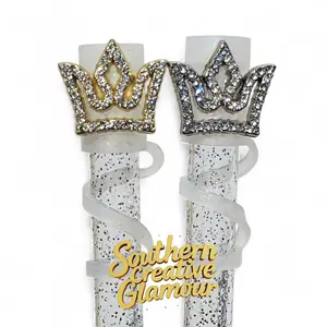 Diamond Crown Straw Topper | 10mm Straw Cover