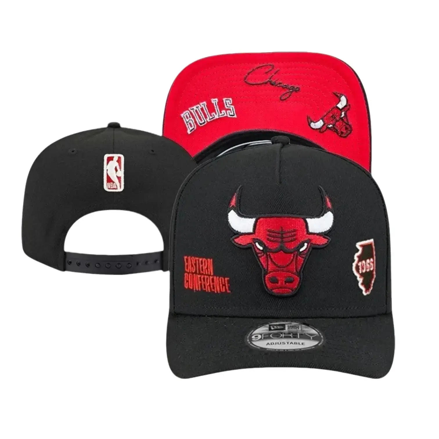 New Era 9FORTY Chicago Bulls Snapback Baseball Champions Hats