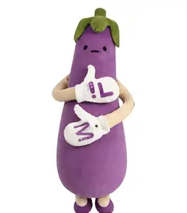 Eggplant King Sleep Pillow And Comfort Toy- Soothing Doll Plush