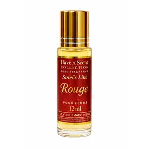 1 Pack Rouge Five Forty & ROLL-ON SCENT OIL - 12ml Alcohol-Free Long-Lasting Scented Body Care Oil for Men & Women Travel-Friendly Roller Bottle