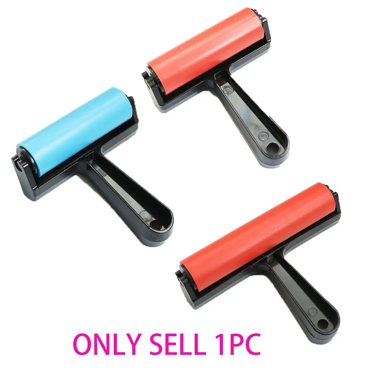 Diamond painting roller plastic rubber wheel DIY drill press new tool square diamond round diamond reinforcement colored roller