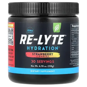 Redmond Re-Lyte® Hydration, Strawberry Lemonade, 6.7 oz (190 g)