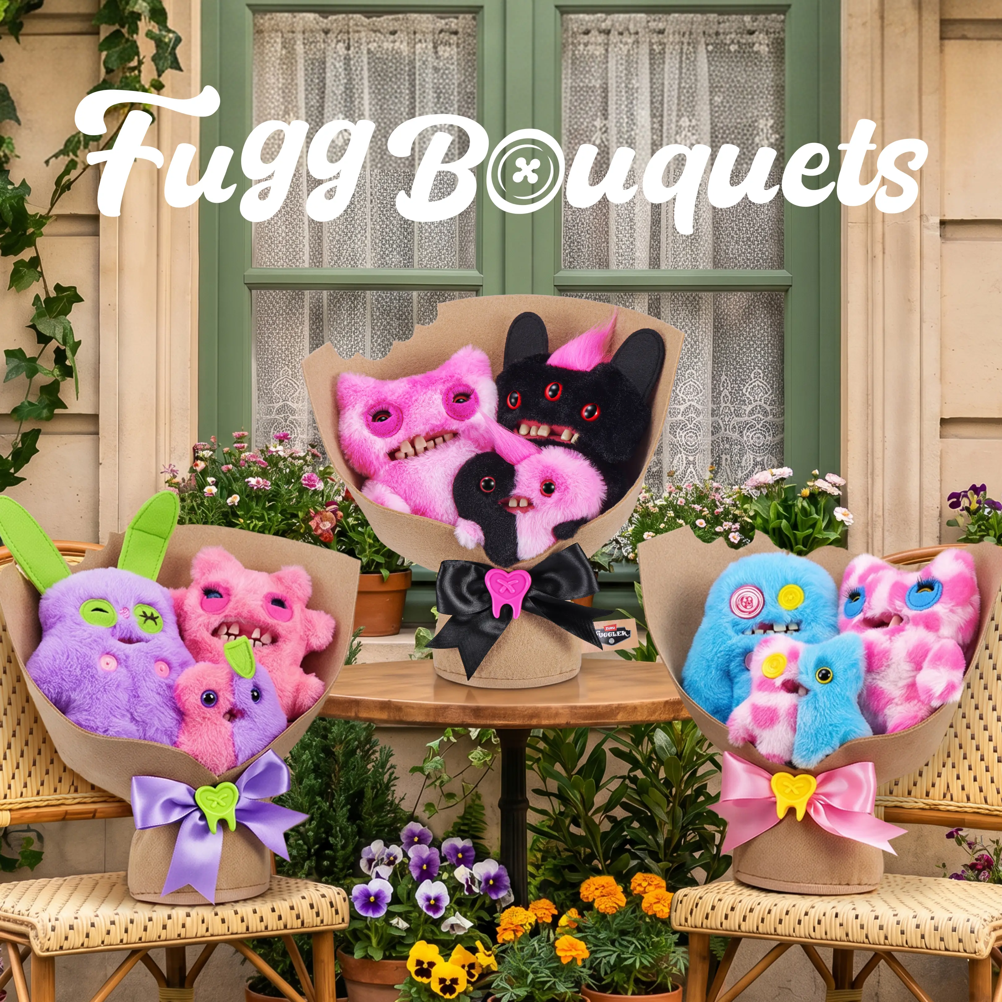 Fugglers Bouquets - 3-Piece Set, Full Range Collection, TikTok Exclusive