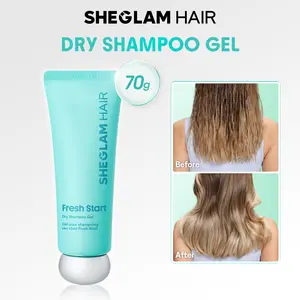 SHEGLAM HAIR Fresh Start Dry Shampoo Gel | Haircare Cleansing Cleanser | Savior For Oily Hair | Travel To Save Flat Hair-Bangs summerwins