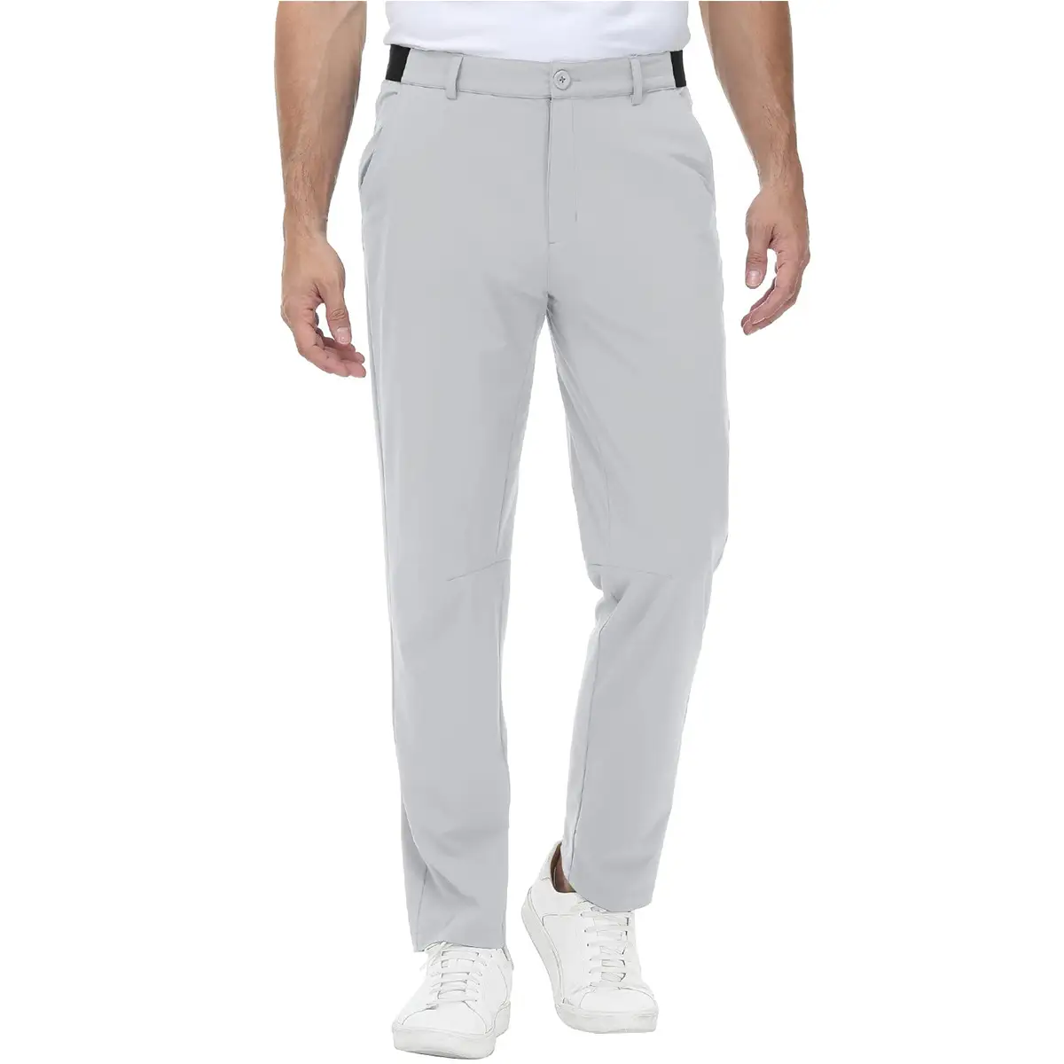 GOPUNE Mens Fashion 4-Way Stretch Golf Pants Lightweight Quick-Dry Casual Work Pant with 3 Pockets Springtok Menswear Trouser #US Open Tennis Formal