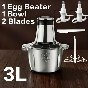 Electric machine Meat grinder, Food Processors, Meat Grinder 4 Bi-Level Blades, mixer grinder electric,  Electric Food Chopper, for Baby Food, Meat, Onion, Vegetables