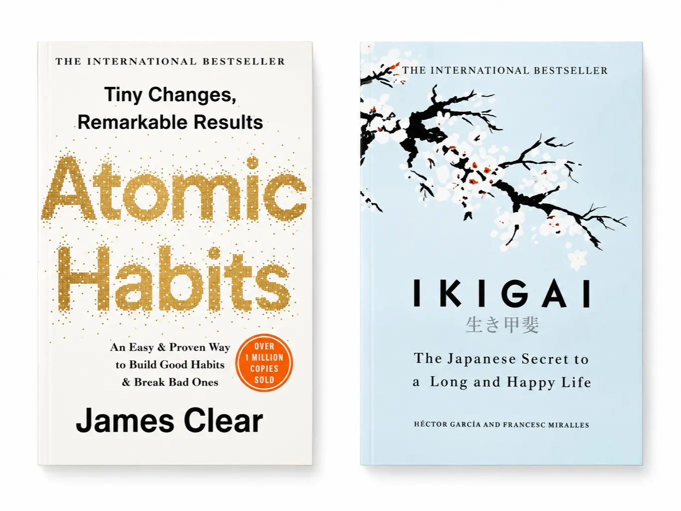 Atomic Habits + Ikigai Set of 2 Book set