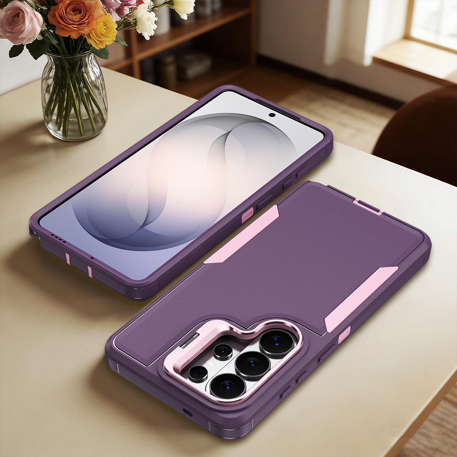 Designed for Samsung Galaxy S26 Ultra S25 S24 S23 S22 Case with Kickstand, 2 in 1 Military Grade Drop Heavy Duty Rugged Shockproof Protective Cover Case