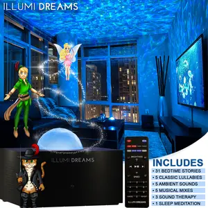 Star Projector with 50 (Bedtime Stories, Lullabies, Ambient Sounds, and more playable content)... Galaxy Projector Night Light Plus Sleep Sound Machine with White Noise for Bedrooms, Nebula Projector & Bluetooth Speaker, Great Birthday Gift for Kids