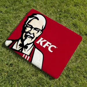 Kentucky Fried Chicken KFC Floor Mat Soft Flannel Non-Slip Area Rug Water Absorbent Thick Floor Mat for Bedroom Living Room Kitchen Hallway Entryway Indoor Outdoor Durable Home Decor Mat