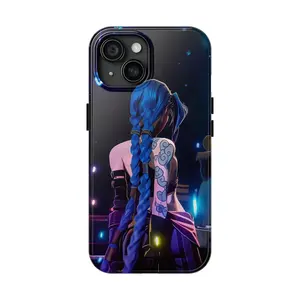 Arcane Jinx Couple Phone Case, Tough Phone Case for iPhone