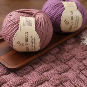 10pcs Charm Elf Wool Yarn, 290 Type Medium Coarse Alpaca Wool Thread, High-Quality Colorful Knitting Material, DIY Sweater Scarf Hat, Beginner Friendly Knitting