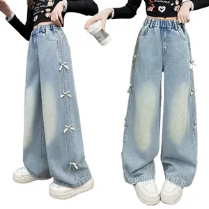 Girl's Wide Leg Pants - Stylish Comfortable Fit for Various Occasions Versatile Casual & Semi-Formal Wear