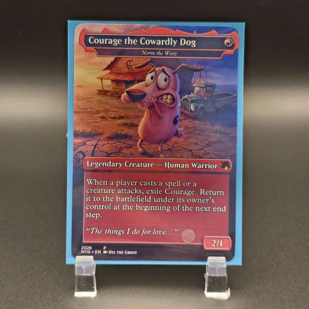 Norin the Wary - Courage the Cowardly Dog Custom MTG Card Fan-Made Artwork  Standard MTG Size Perfect for Commander Cube & Casual Play - TikTok Shop