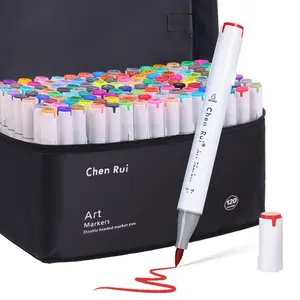 48/60/80/120/168 Colors Alcohol Markers Set,With Bleeding-Proof Drawing Mat, Brush&ChiselDual Tips Art Markers for Coloring,Sketching,Card Making and DIY Patinting-for Adults and Students Art Supplies, Coloring Book Markers, Brush Marker Pen -Refillable