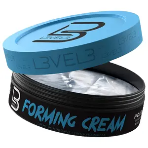 Level 3 Forming Cream - Natural Look Hairstyle - Improves Volume - No Stickiness - Level Three Hair Cream 5oz