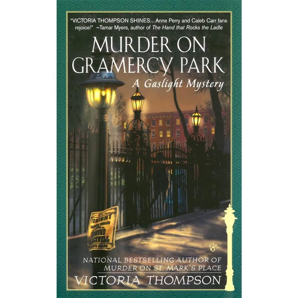 USED Book - Murder on Gramercy Park: A Gaslight Mystery by Thompson, Victoria (Mass Market Paperback) - english