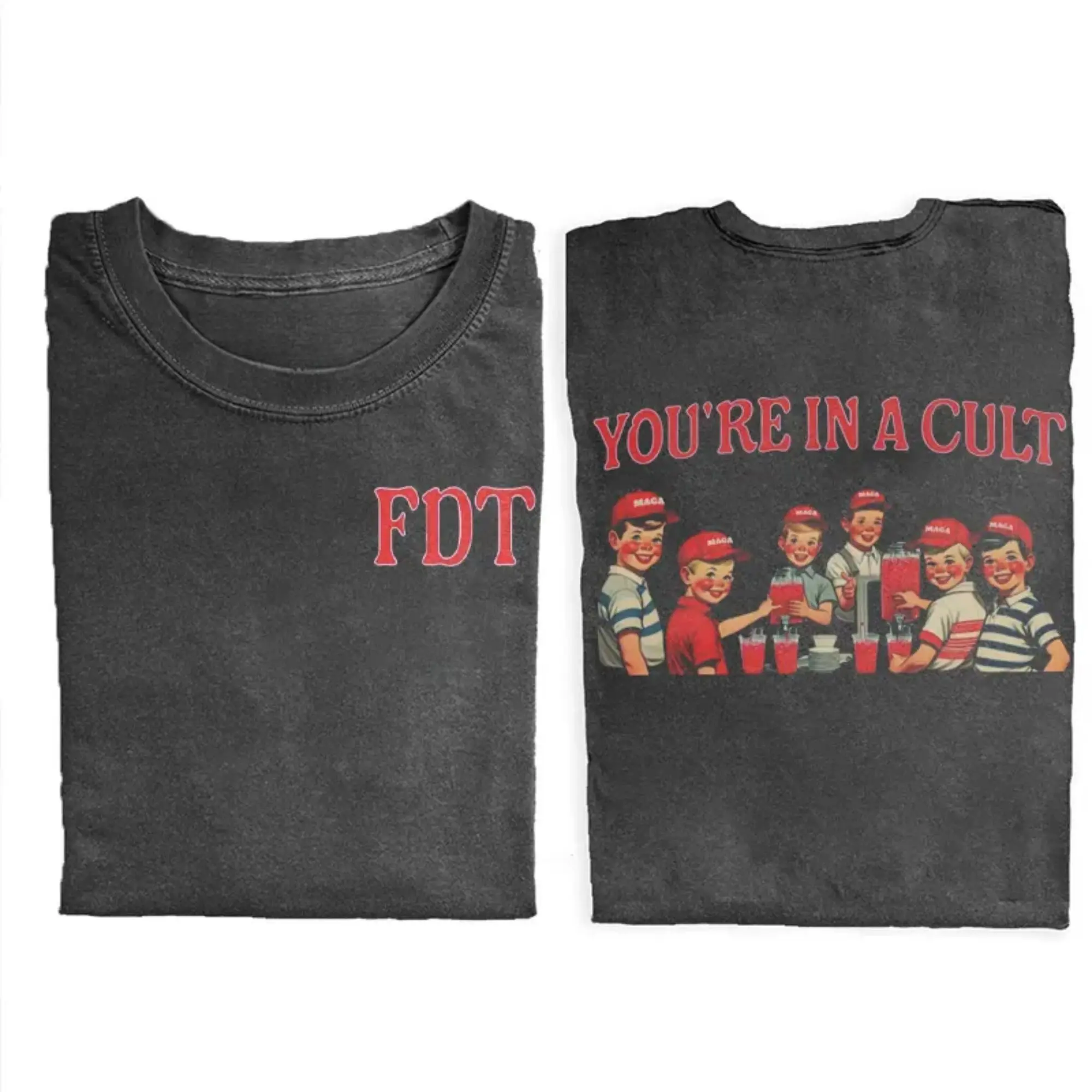 FDT T-Shirt, You're in a cult shirt, Gildan T-Shirt, Crew Neck Tee, Trending T-shirt vintage  graphic  tees