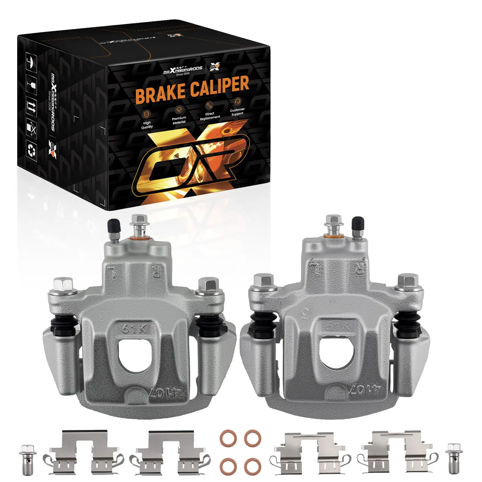 Rear Left Right Brake Calipers Pair compatible for Lexus RX330 2004-2006/RX350 2007-2009