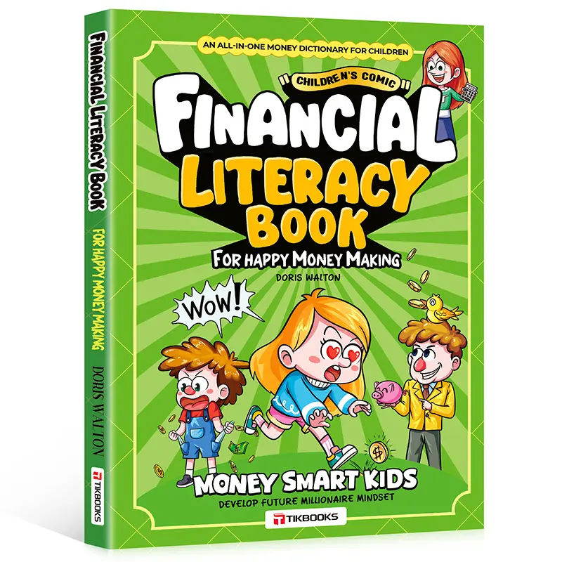 QJ-【TIKBOOKS】Children's Financial Intelligence Knowledge Book - Financial Thinking Cultivation Comic Version with insights for Young Learners