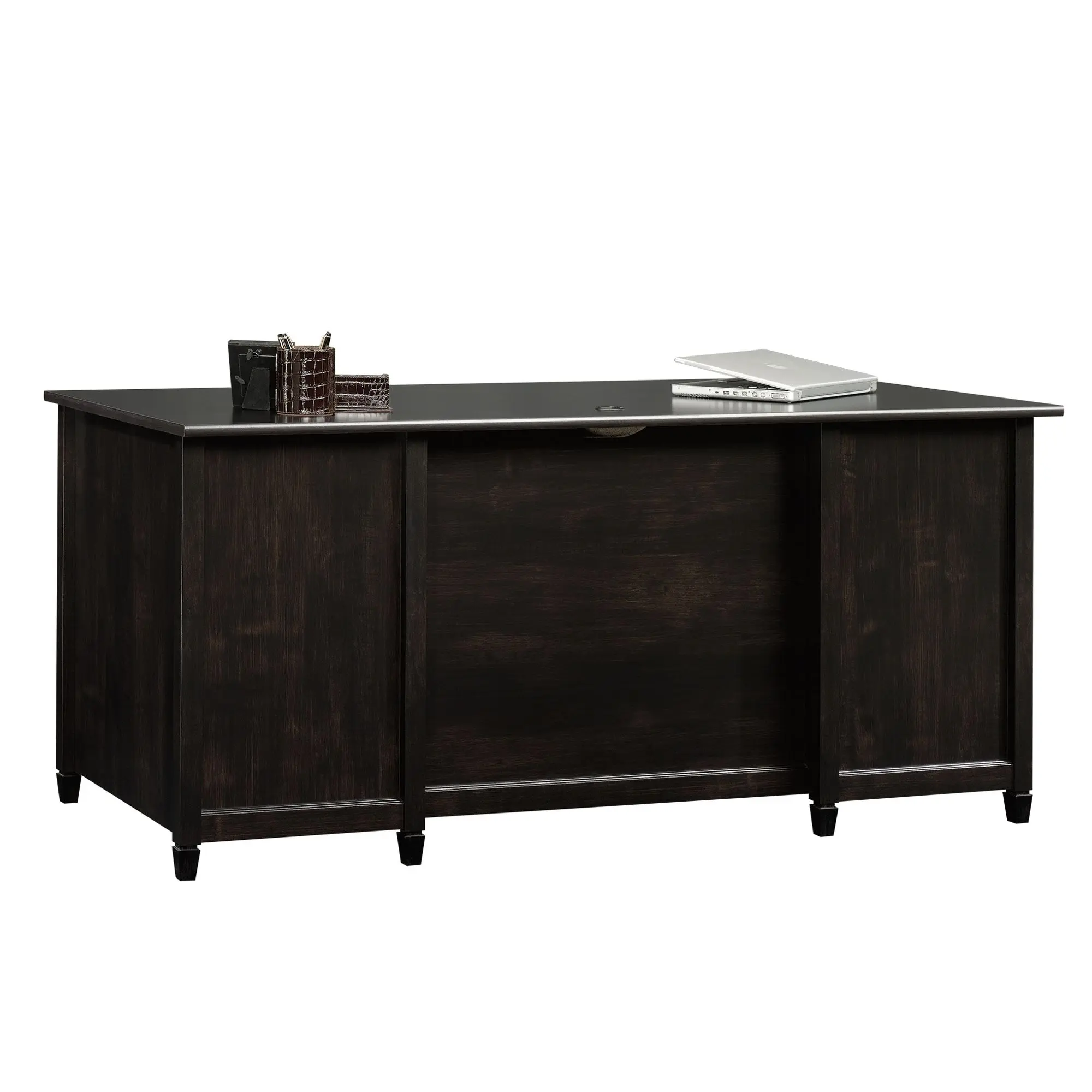Sauder Edge Water Executive Home Office Desk - File Drawer, Cable Management - For Professional Use, Drawers Desks & Workstations, Home Office Desks