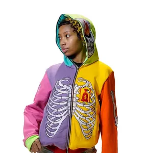 Adult Rainbow SkeleZip
